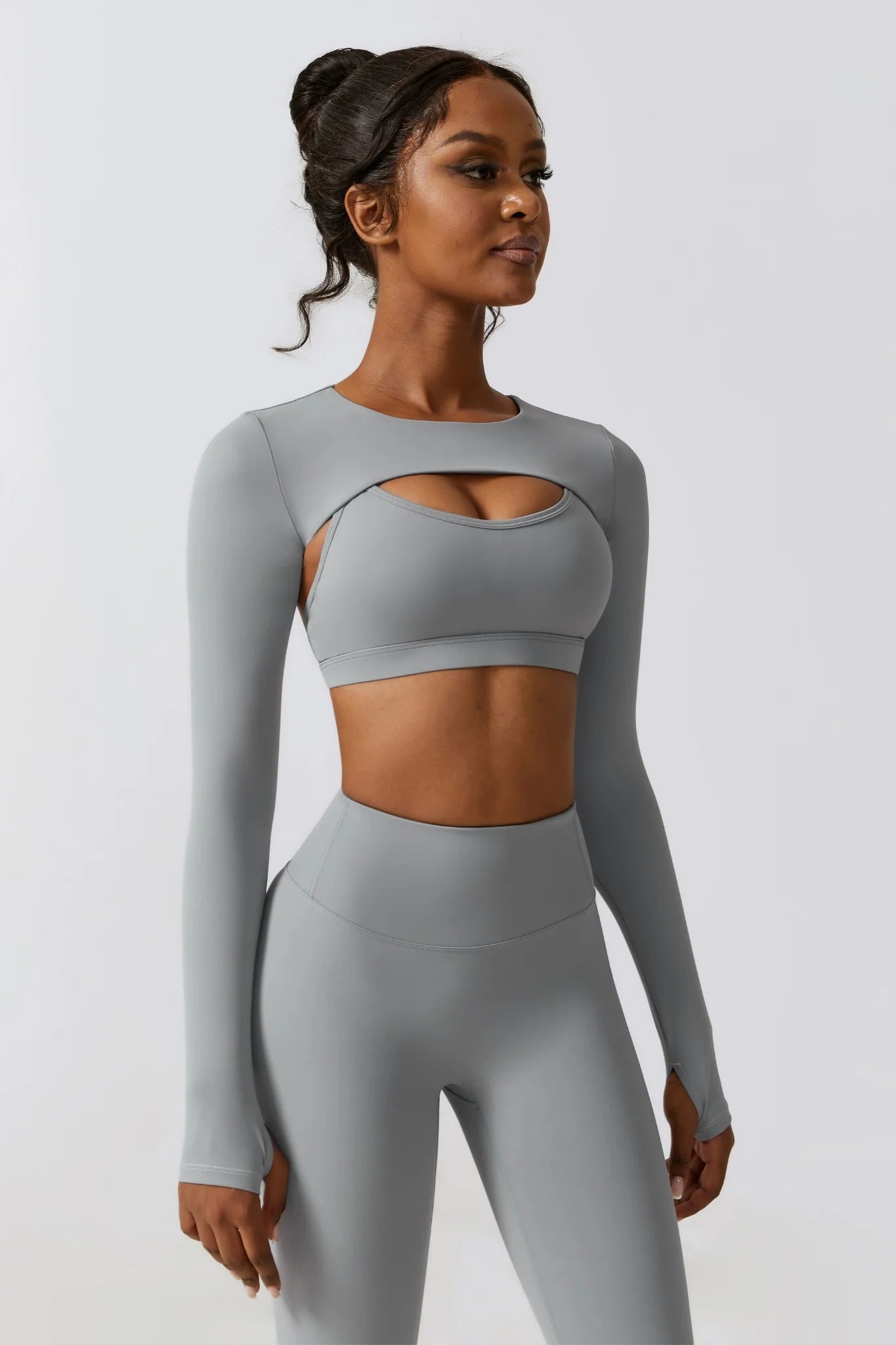 Esme Long Sleeve Shrug Top