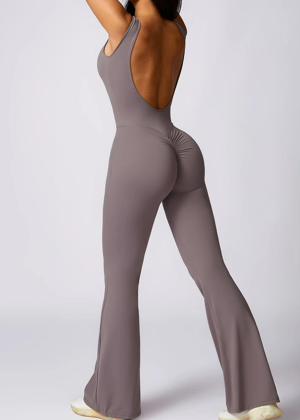 Gray Jumpsuit Backside#color_ash