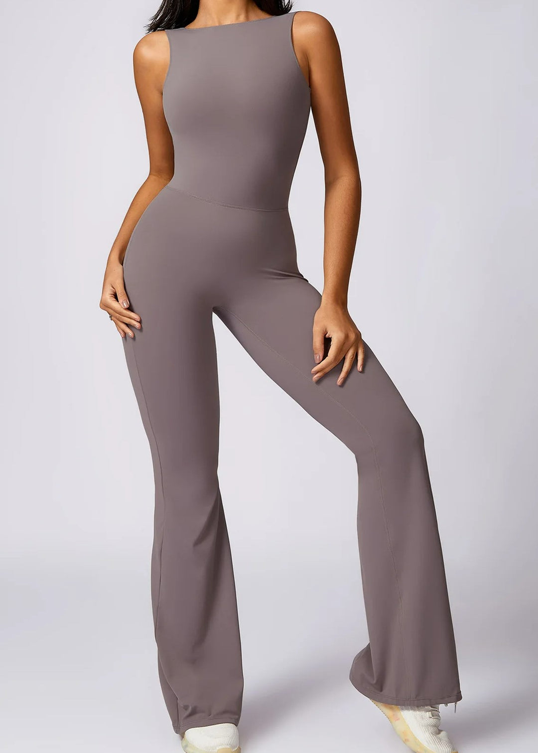 Gray Jumpsuit Frontside#color_ash