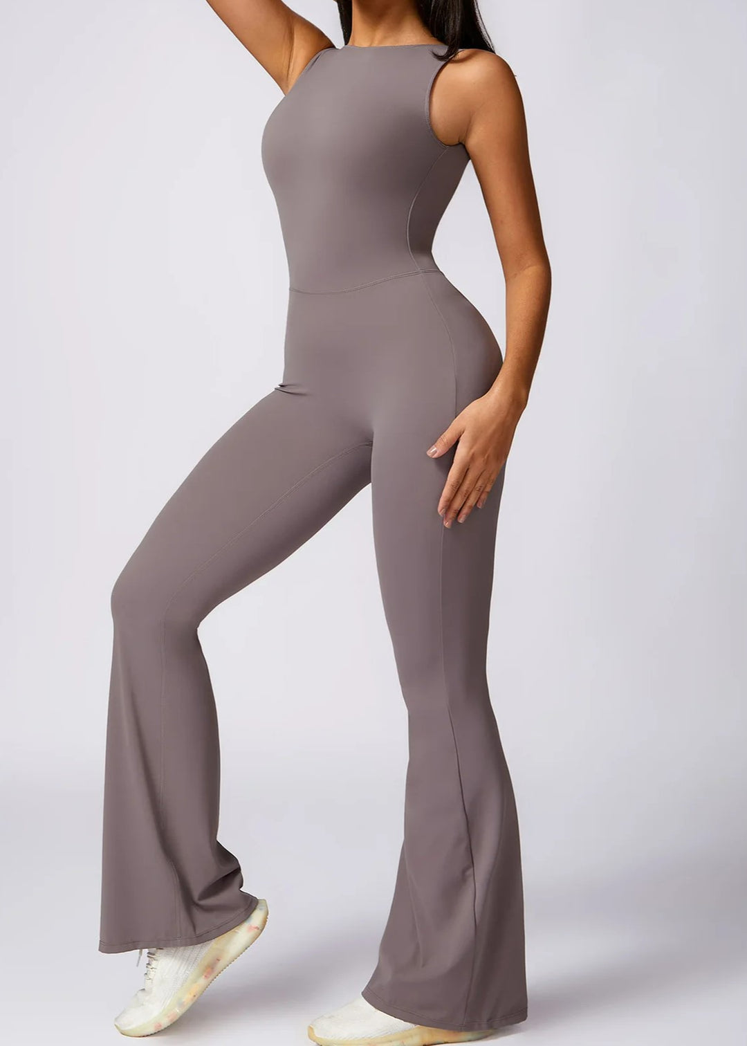 Gray Jumpsuit Frontside#color_ash