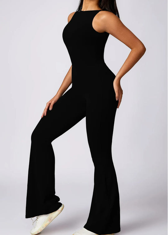 Black Jumpsuit Frontside#color_black