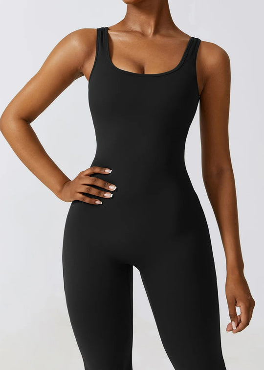 Black Jumpsuit Frontside#color_black