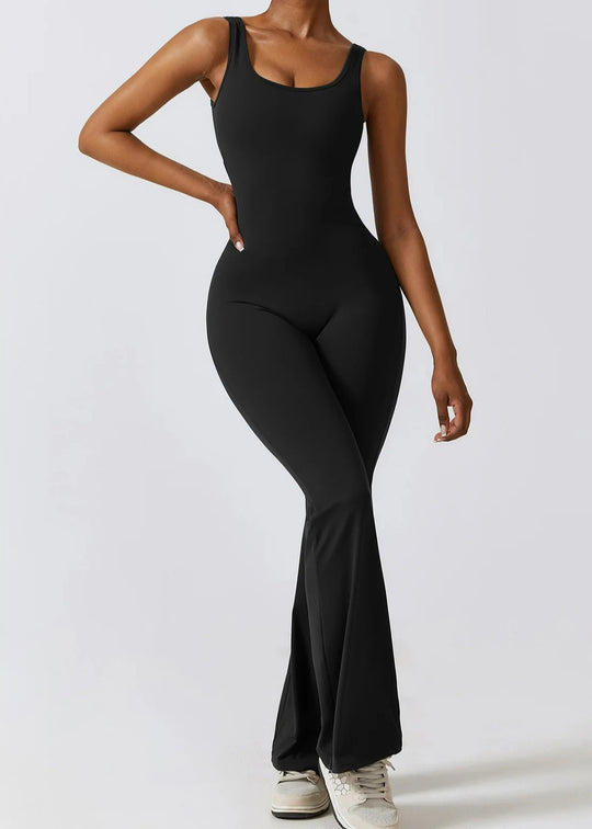 Black Jumpsuit Frontside#color_black