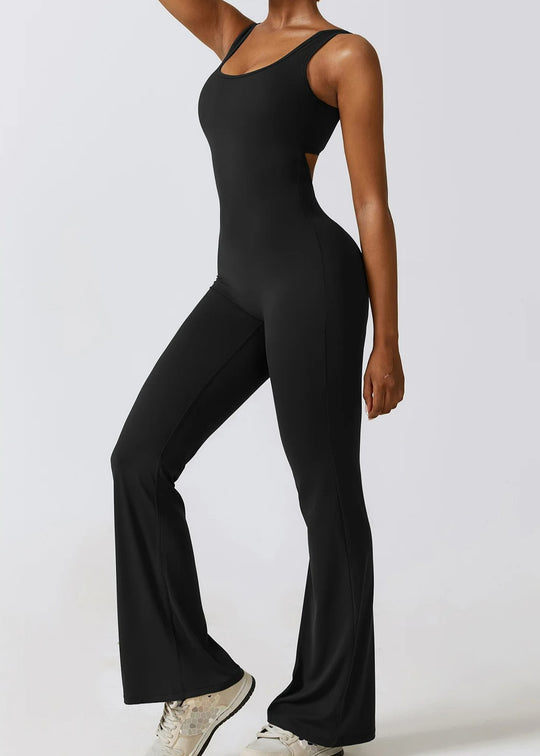 Black Jumpsuit Frontside#color_black