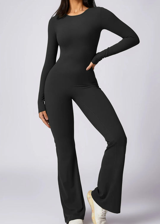 Black Jumpsuit Frontside#color_black