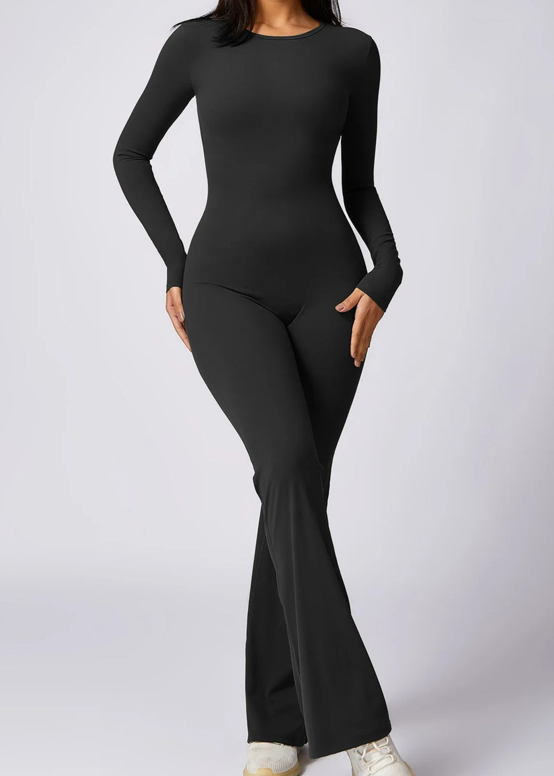 Black Jumpsuit Frontside#color_black