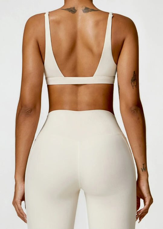 White Sports Bra Backside#color_cream