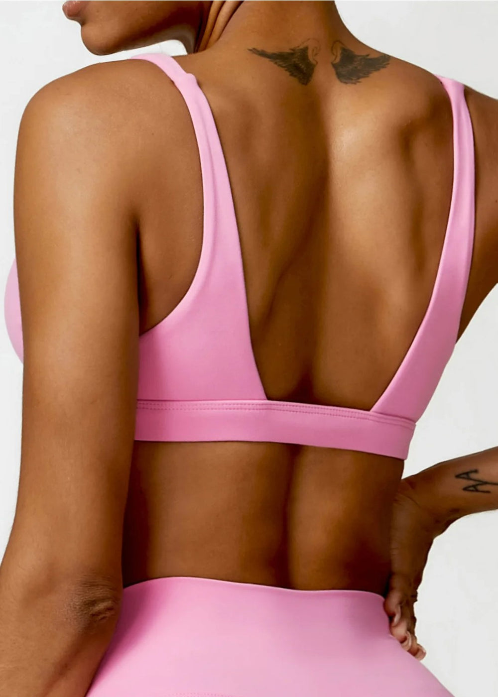 Pink Sports Bra Backside#color_pink